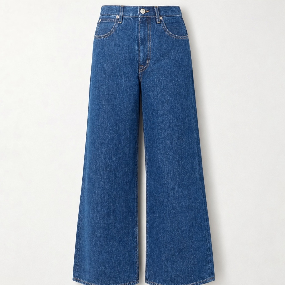 SLVRLAKE Eva high-rise wide-leg jeans